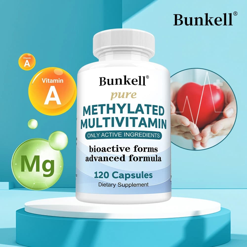 High power multivitamin supplement, with vitamins C, D, B12 to support energy and focus and maintain heart health