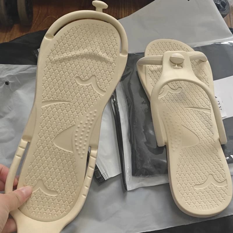 Foldable, portable, non-slip travel slippers, for men and women, for business travel, hotel, disposable, beach