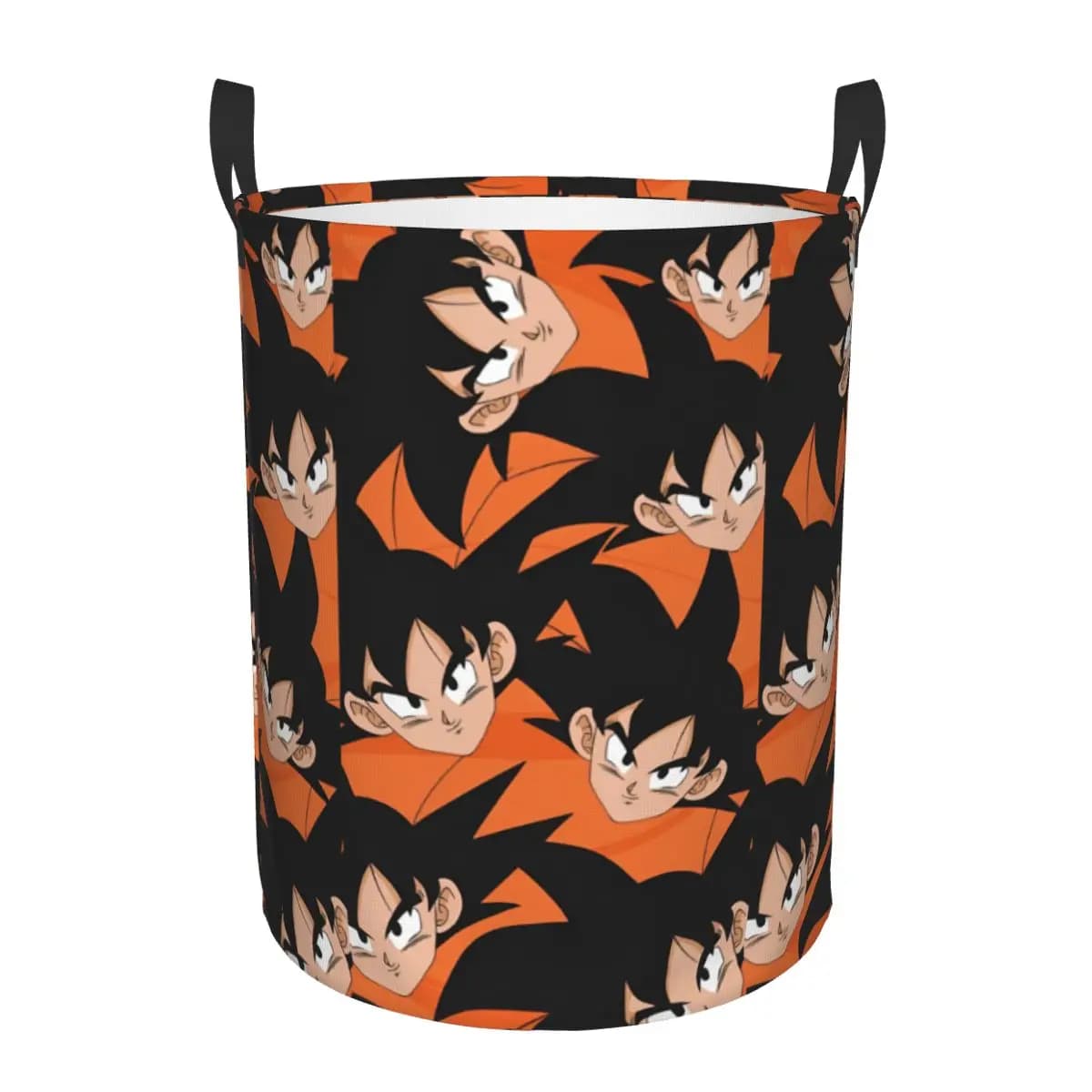 Dragon Ball Z Custom Bucato Basket, Foldable, Goku Vegeta DBZ