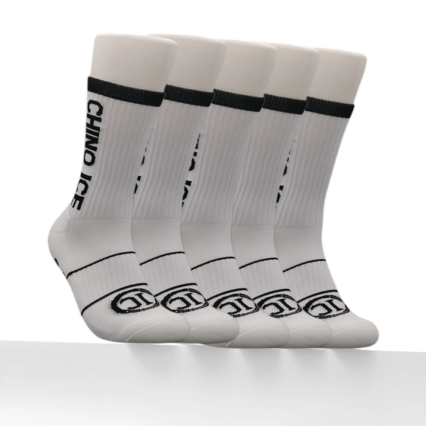 5 Paia Nuovi Calzini Sportivi Unisex per Calcio, Resistenti all'Usura e Antiscivolo, per Ciclismo, Calcio e Basket