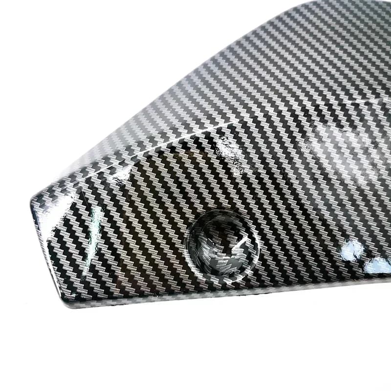 Universal Carbon Fiber Winglets Side Skirt Extension Car Front Rear Bumper Strip Lip Spoiler Diffuser Splitter Scratch Protector