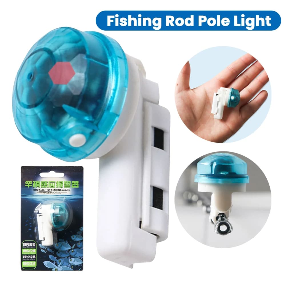 Universal Alarm Light for Fishing Cane, Electronic Light for Fishing Cane, LED Night Fishing Accessories