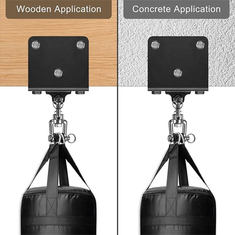 Punching Bag Hanger 360 Degree Rotation Boxing Bag Ceiling Mount Heavy Bag Mount for Heavy Bag Beam Mount Hardware