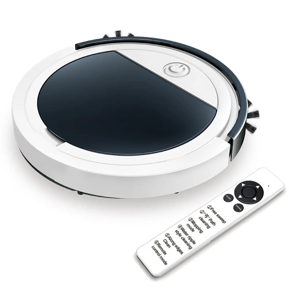Automatic Floor Sweeper Robot Vacuum Mop Household Cleaning Machine Slim Design Powerful Suction USB Powered Appliance