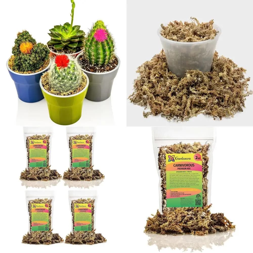 Mixture for Carnivore Plants from 20 Quarti Produced in the USA: Sphagnum and Perlite Musk Mix