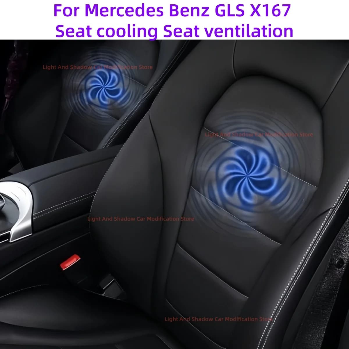 For Mercedes Benz GLS X167 Automobile modification parts Seat cooling Seat ventilation Car electrical fan Key control Auto parts