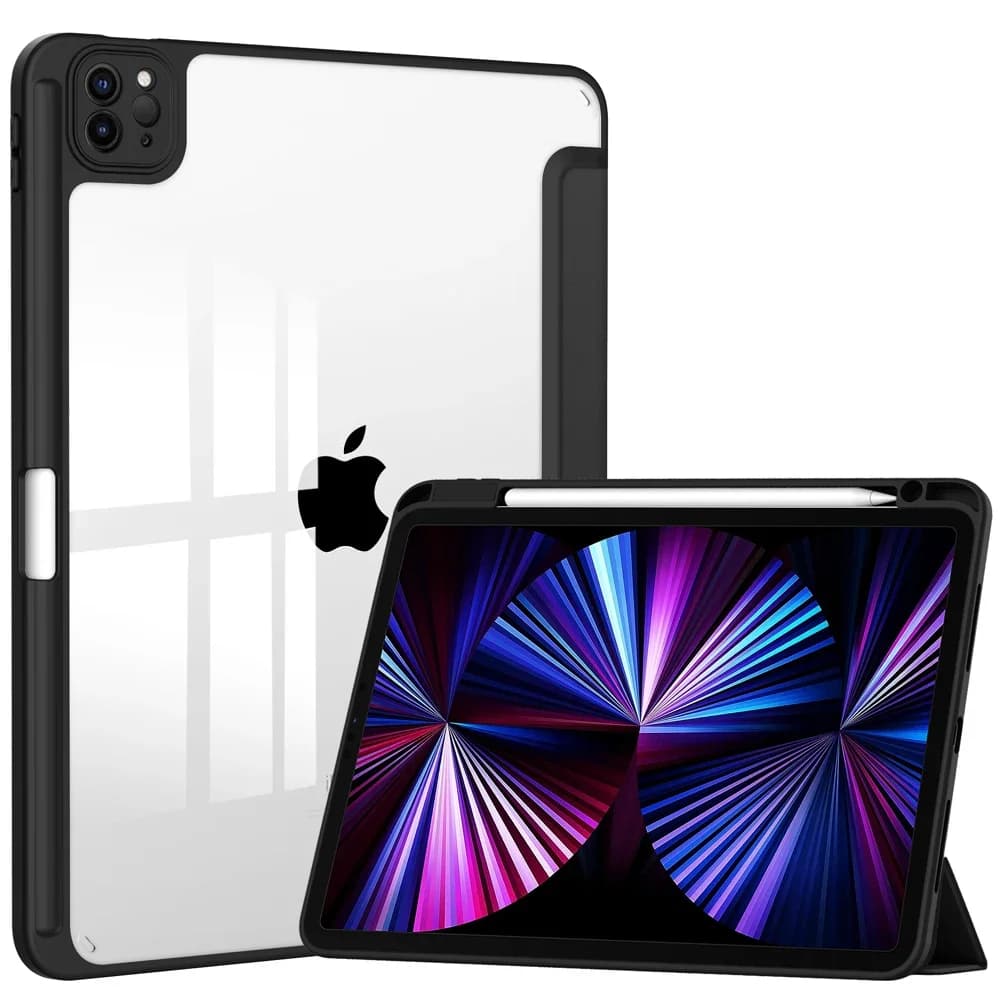 Custodia posteriore sottile e trasparente per iPad Air 4/5 10.9"M2 M3 11 pollici 2025 Air4 Air5 Custodie per tablet con copertura portapenne