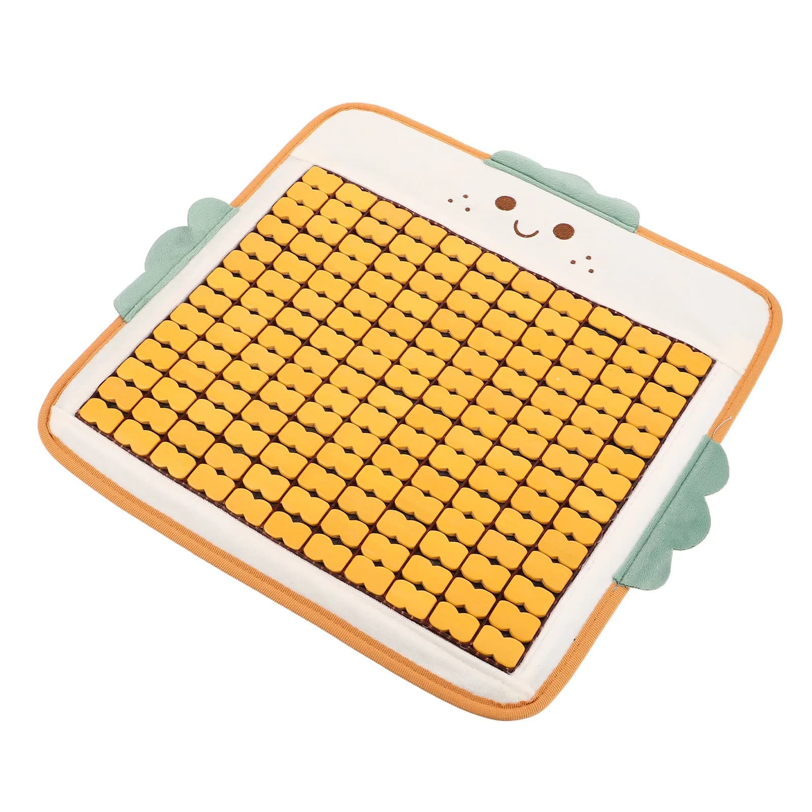 Bamboo Car Seat Cushion Breathable Cooling Summer Chair Mat Comfortable Ventilated Pad for Vehicle Auto Driver