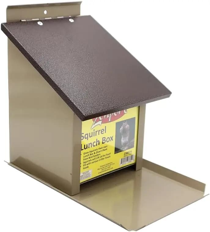 Dispenser per Noci per Scoiattoli, Scatola per il Pranzo che Devia gli Scoiattoli dagli Mangiatoie per Uccelli, Accessorio Durevole per Giardino Esterno