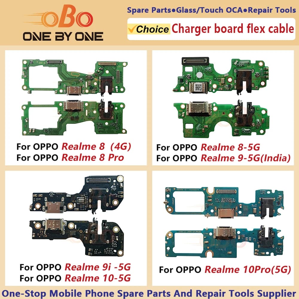 Scheda dock di ricarica USB per Oppo Realme 8 8i 9 9i 10 Pro 4G 5G Presa per caricabatterie Porta jack Connettore Riparazione cavo flessibile (1 PC)
