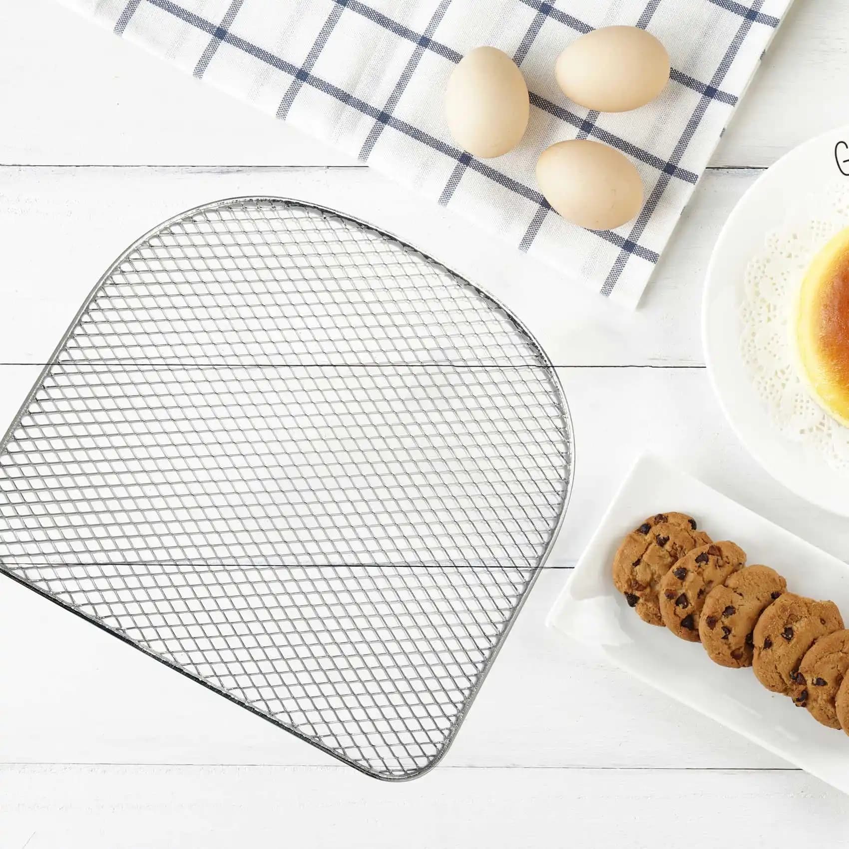 Air frying oven dehydrator rack, 6 litre air frying machine accessories, dehydrated fruit and meat, air rack, dehydration tray 3 pieces-Y48A