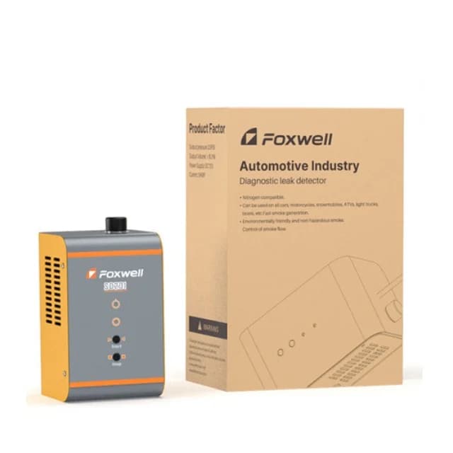FOXWELL SD201 12V Car Smoke Leak EVAP Smoke Leak Tester Machine Vacuum Fuel Pipe Oil Leakage Detector Auto Diagnostic Tools