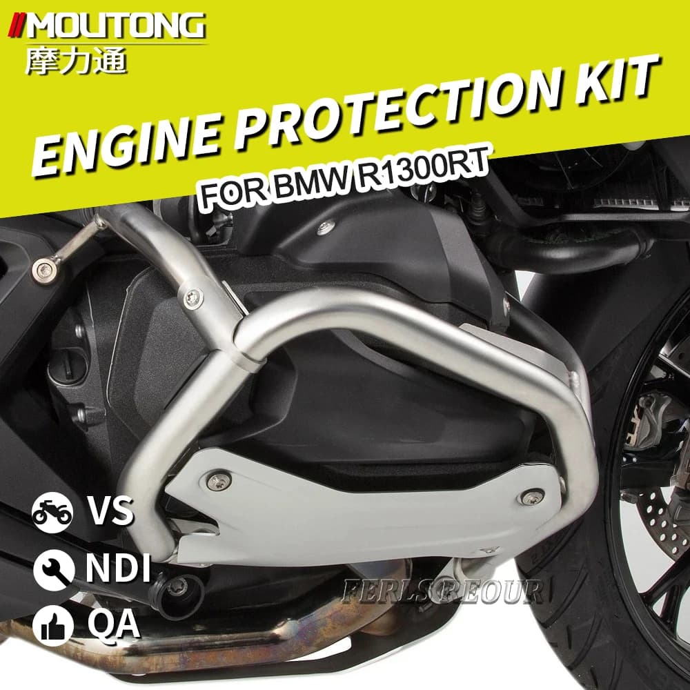 For BMW 2023 2024 2025 R1300 GS Adventure motorcycles: bumper guards, fuel tank cap, engine cover, and protective cover.