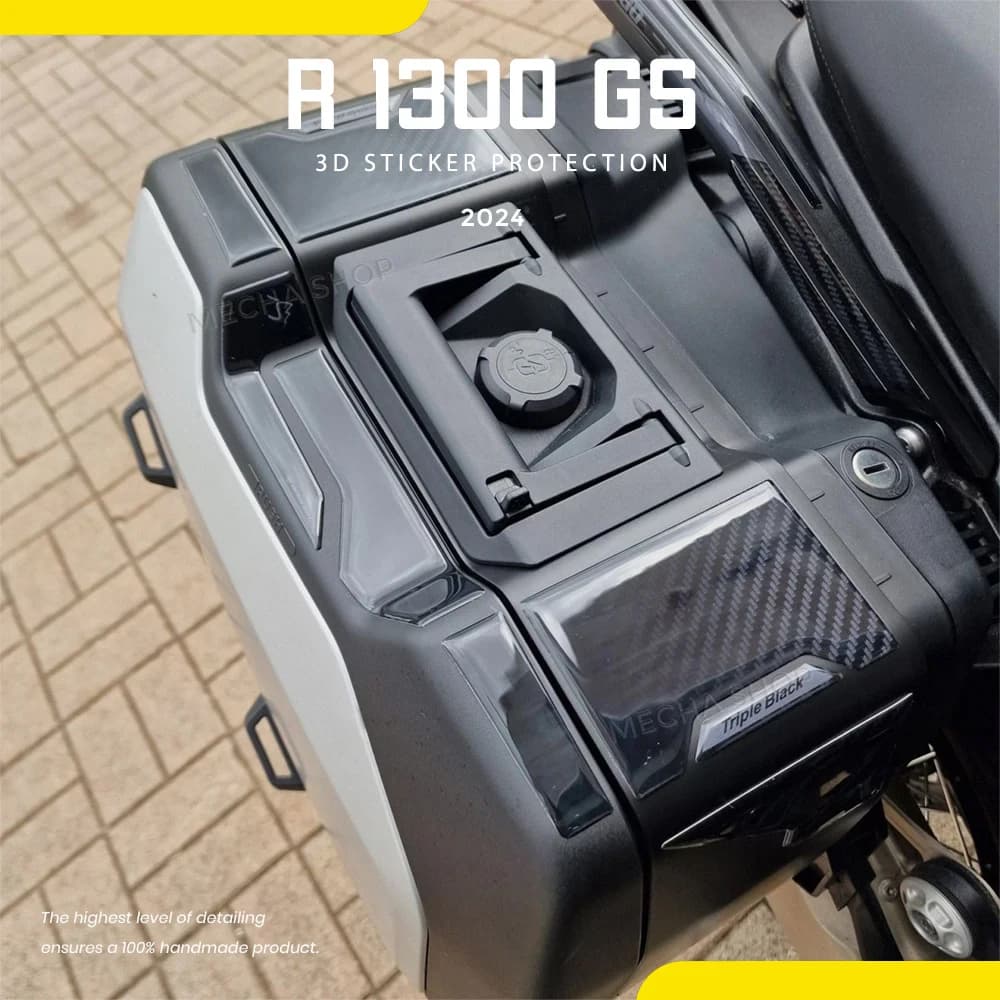 Per R1300GS GS1300 2025 Valigia Vario 3D Adesivo in resina epossidica Kit di protezione Decalcomanie per bagagli