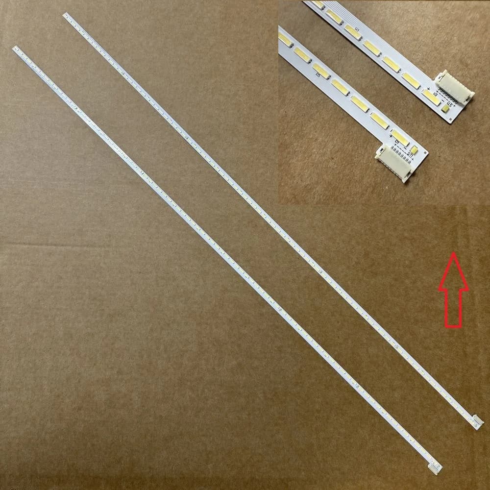 2 pezzi/set striscia di retroilluminazione a LED 84LED per Telefunken L65F243M3C L65F249N3CWI L65F249N3CWII