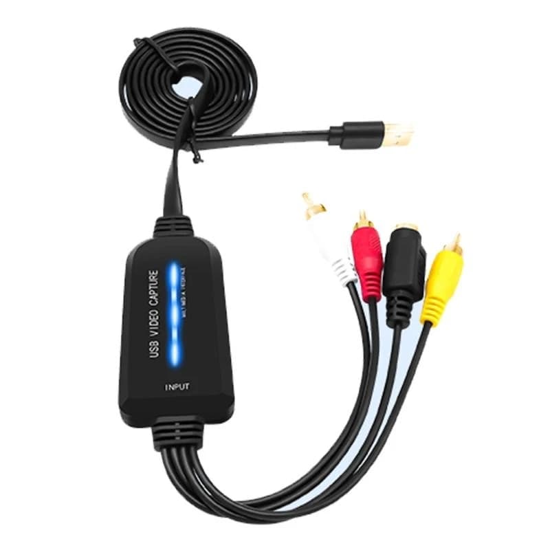 Adattatore ADATTER ADIUTTER per USB per DVD VHS Video Acquisizione Dispositivo P9JB