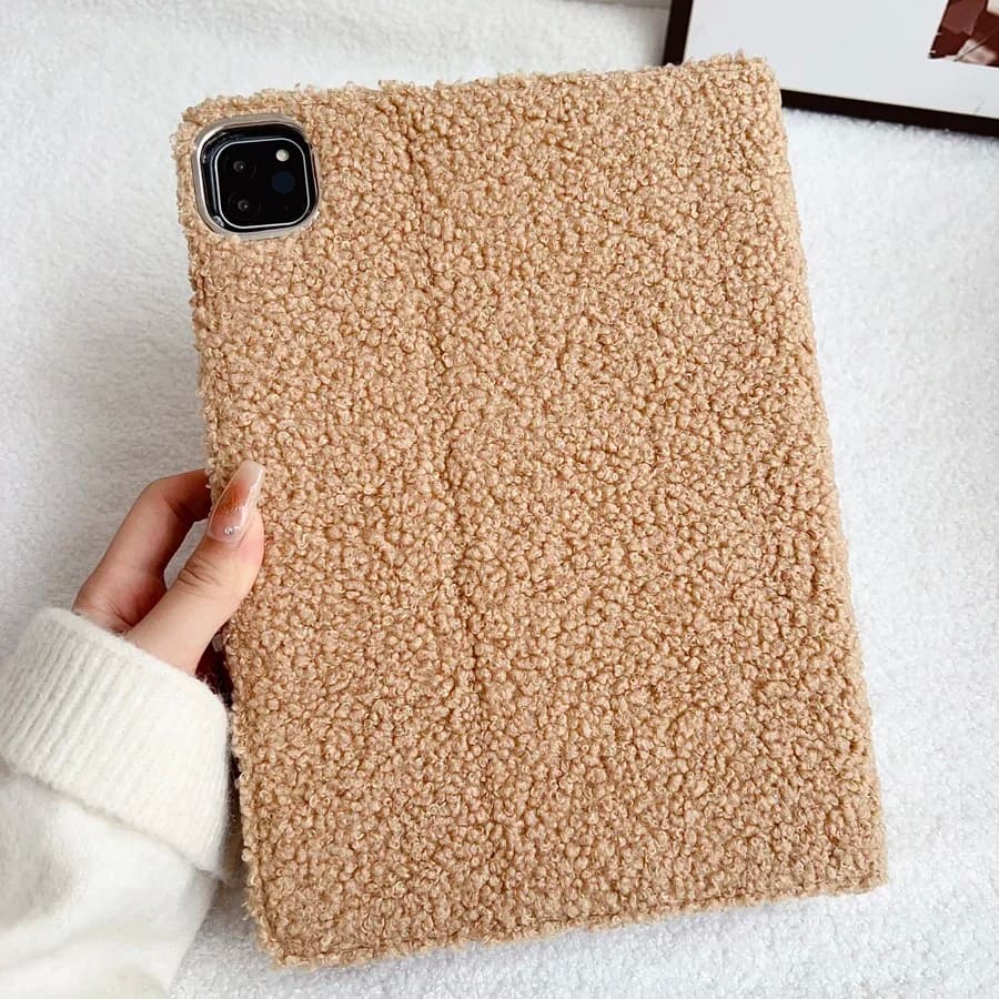 Custodia per tablet con supporto in pelle fluff per custodia iPad Air Pro 2024 2025 MINI 3 4 5 6 7 8 9 10a generazione 9.7 10.5 10.9 10.2 11 pollici