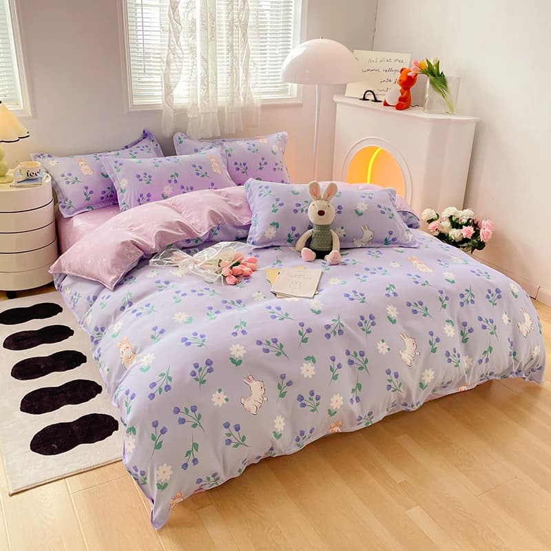 Copripiumino Cartoon 150x200cm 180x220cm 200x230cm, Copripiumini Carini per Ragazze e Donne, Decorazione Camera da Letto, Coperta Morbida