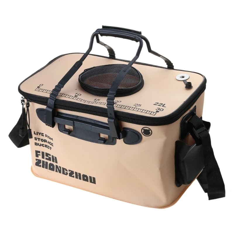 Fishing equipment box Water bucket Foldable Fish bucket EVA with handle