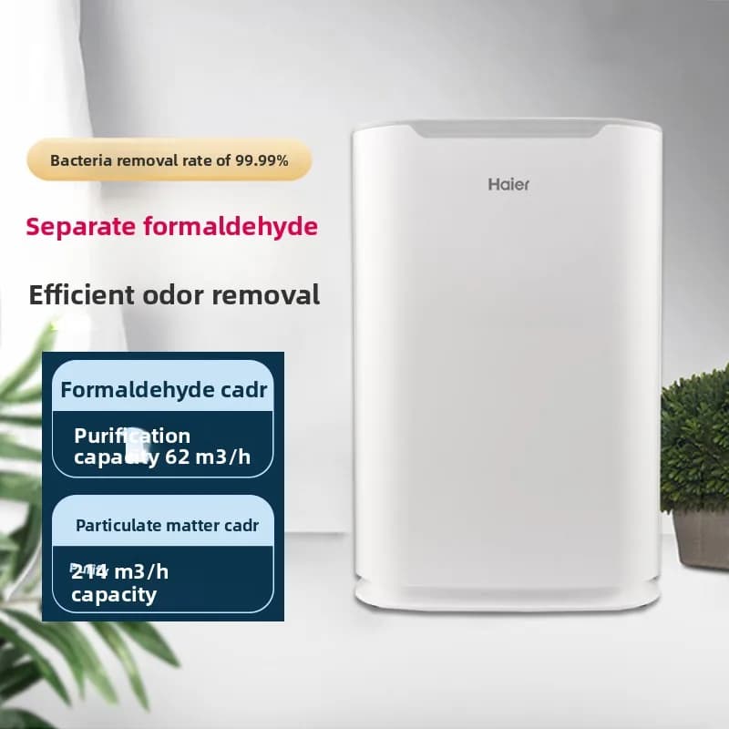 Purificatore d'aria per ufficio, casa e camera da letto: rimuove formaldeide, smog, fumo, odori e batteri.