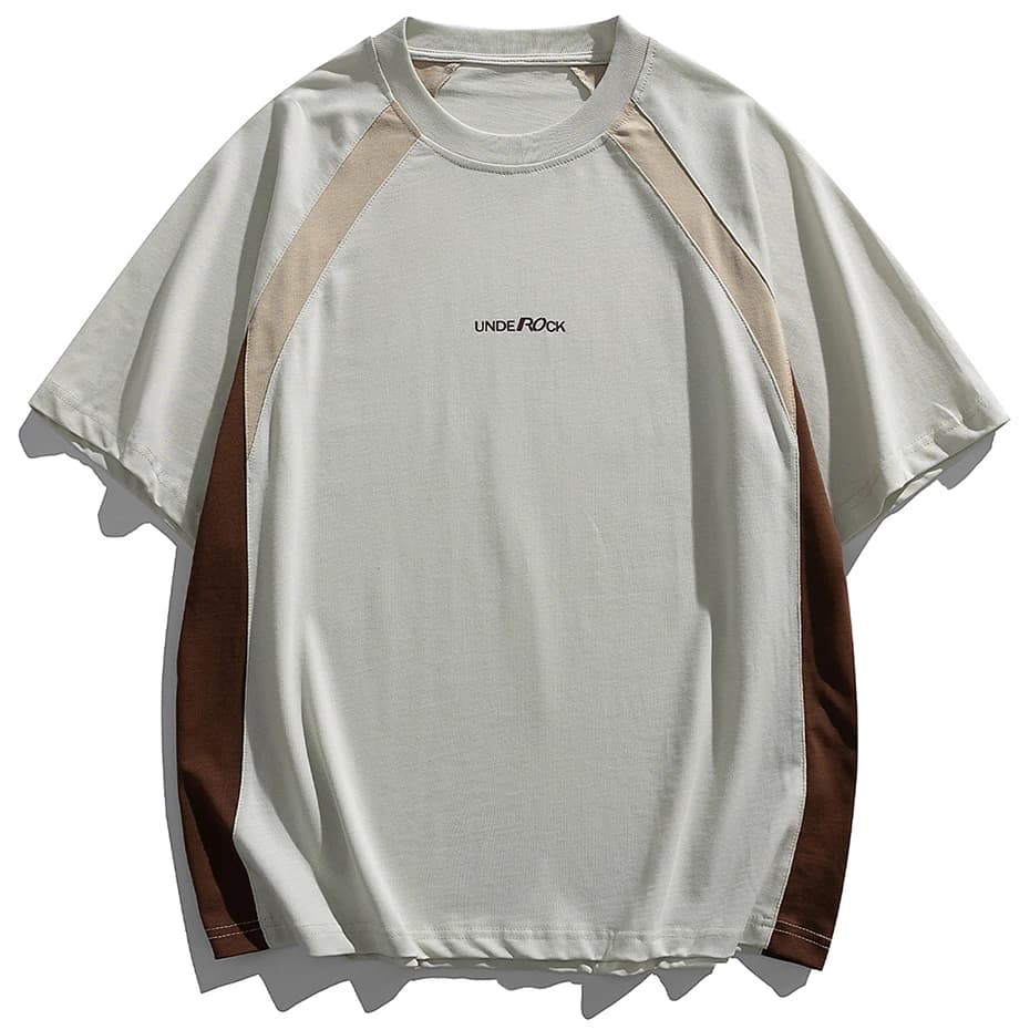 T-shirt Oversize Y2K Harajuku da Uomo, Streetwear Hip Hop Vintage, Maglietta Larga Strappata con Ricami, Top Casual