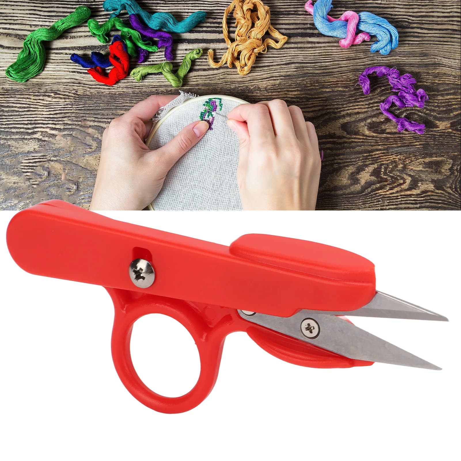 Stainless Steel Sewing Scissors Lightweight Smooth Cutting Mini Fabric Shears Small Tailor Sewing Supplies