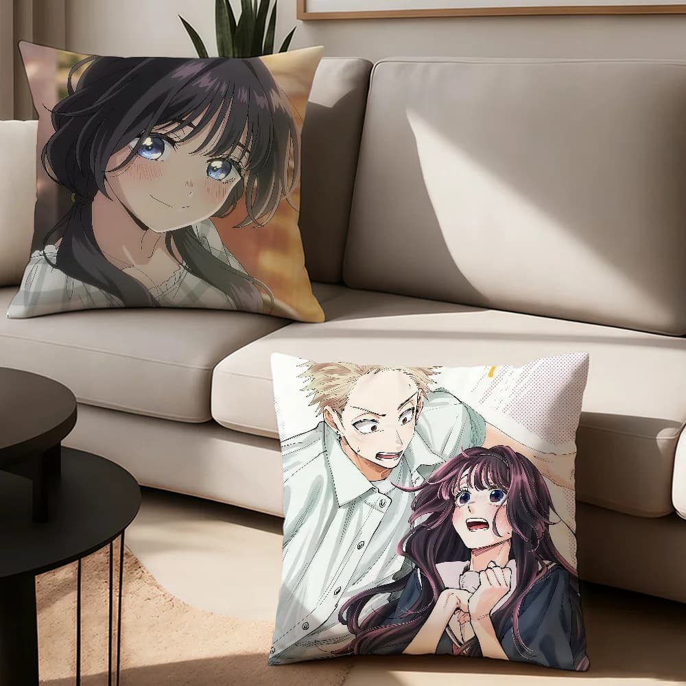 Anime The Fragrance Flower Blooms with Dignity Federa Office cushions suitable for sofa, car, bedroom, decorative cushion lining