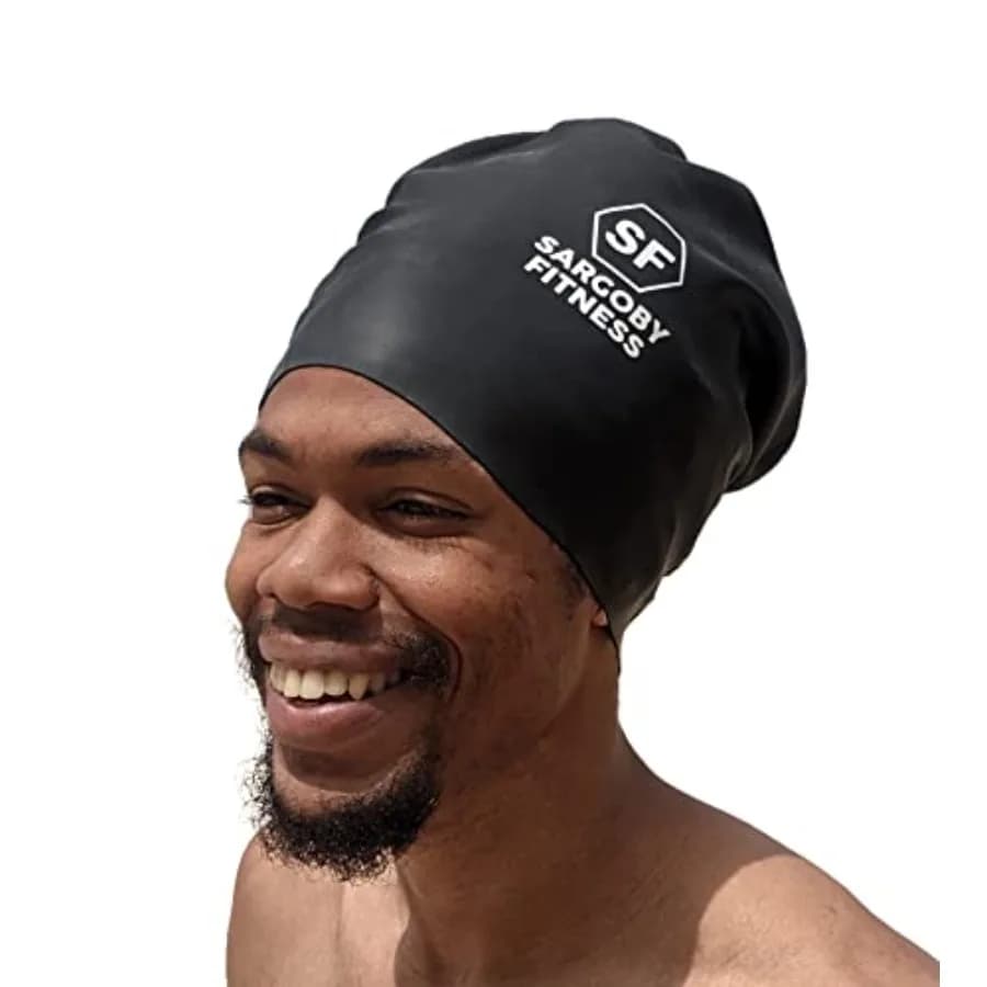 Swim Cap for Dreadlocks and Braids Designed for Bulky and Thick Hairstyles Like Dreadlocks Braids Dreads Locs and Afros