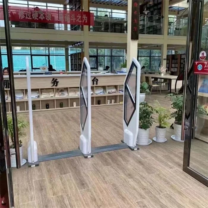 EM Biblioteca Porta antifurto Libreria Allarme Cancello di sicurezza Dispositivo EM M