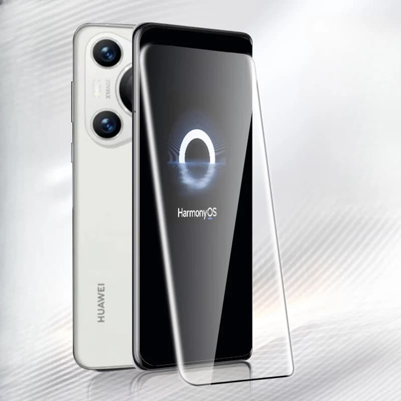 Vetro temperato curvo 3D per Huawei Pura 70 Pro Plus Ultra Protezione schermo per Huawei Pura 70Ultra 70Pro + Pellicola protettiva in vetro
