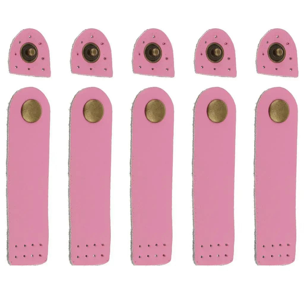5 set di fibbie in pelle con chiusura a scatto per tablet Kindle, custodia per cellulare, borsa fai da te