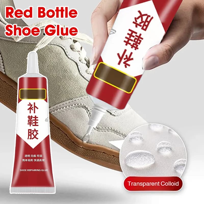 Adesivo forte per riparazione scarpe da 10/30 ml, colla potente e impermeabile per scarpe e stivali, colla universale per riparazioni professionali.