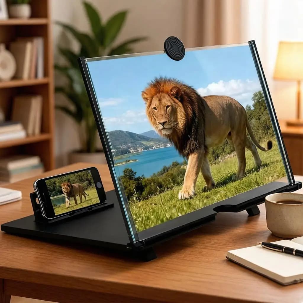 Wall Mounting Support Set Phone, Foldable and Adjustable, to Watch Videos and Movies, Version with Support