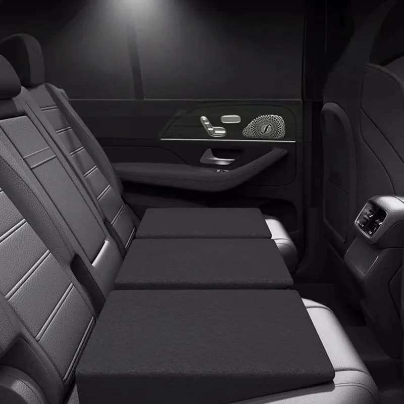Cuscino per Sedile Auto Anti-Fatica in Memory Foam, Rialzo Universale Ergonomico per Sedili Posteriori