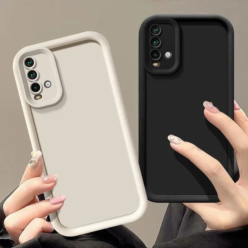 For Xiaomi Redmi 9T Phone Case Redmi 9t Lens Protection Silicone Bumper Matte Soft Cover