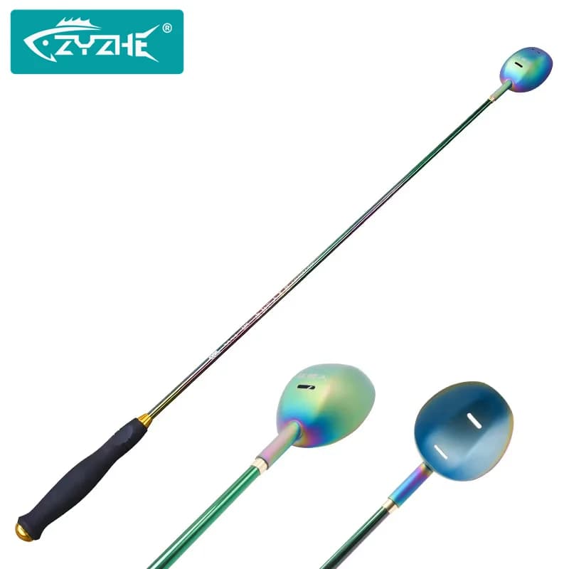 ZYZHE Esche Launcher with Titanium Head and Carbon Fiber Body, Ultralight for Salt and Sweet Water Fishing, Long Distance Launch