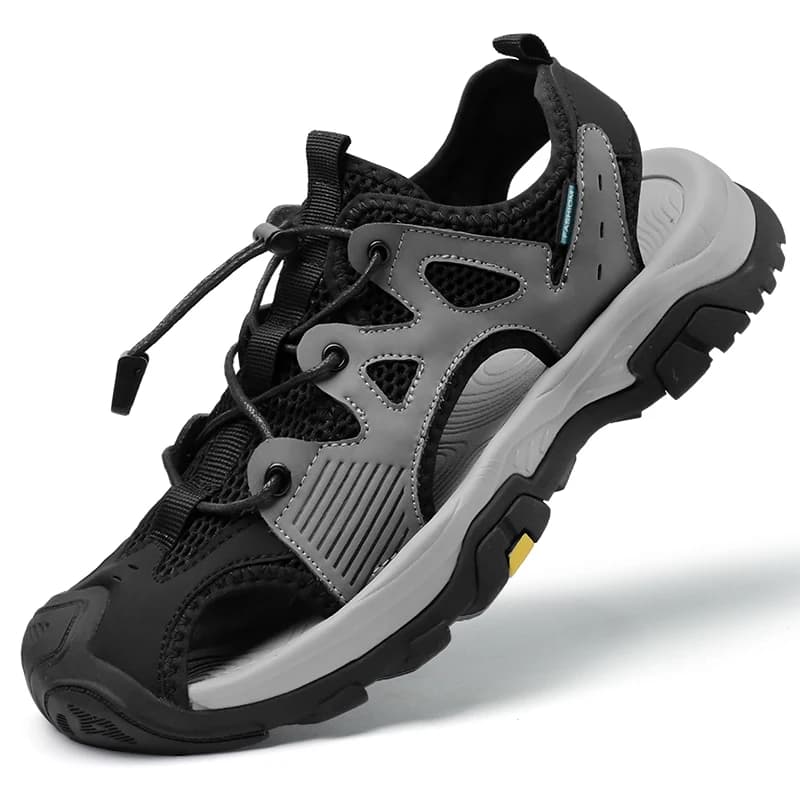 Men's Leather Sandals Summer Shoes New Mens Sandals Fashion Casual Outdoor Beach Slippers Breathable Wading Shoes