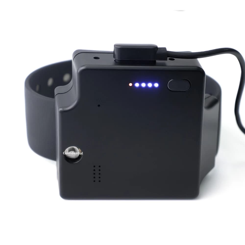Nuovo Sistema di Monitoraggio GPS a Lunga Autonomia con Braccialetto Elettronico 4G per Detenuti, con Pulsante SOS per Chiamate di Emergenza