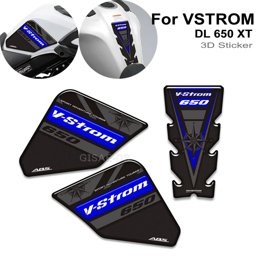 Tank Pad TankPad adesivi di protezione Kit olio combustibile avventura per Suzuki V STROM VSTROM DL 650 XT 650XT 2018 2019 2020 2021 2022
