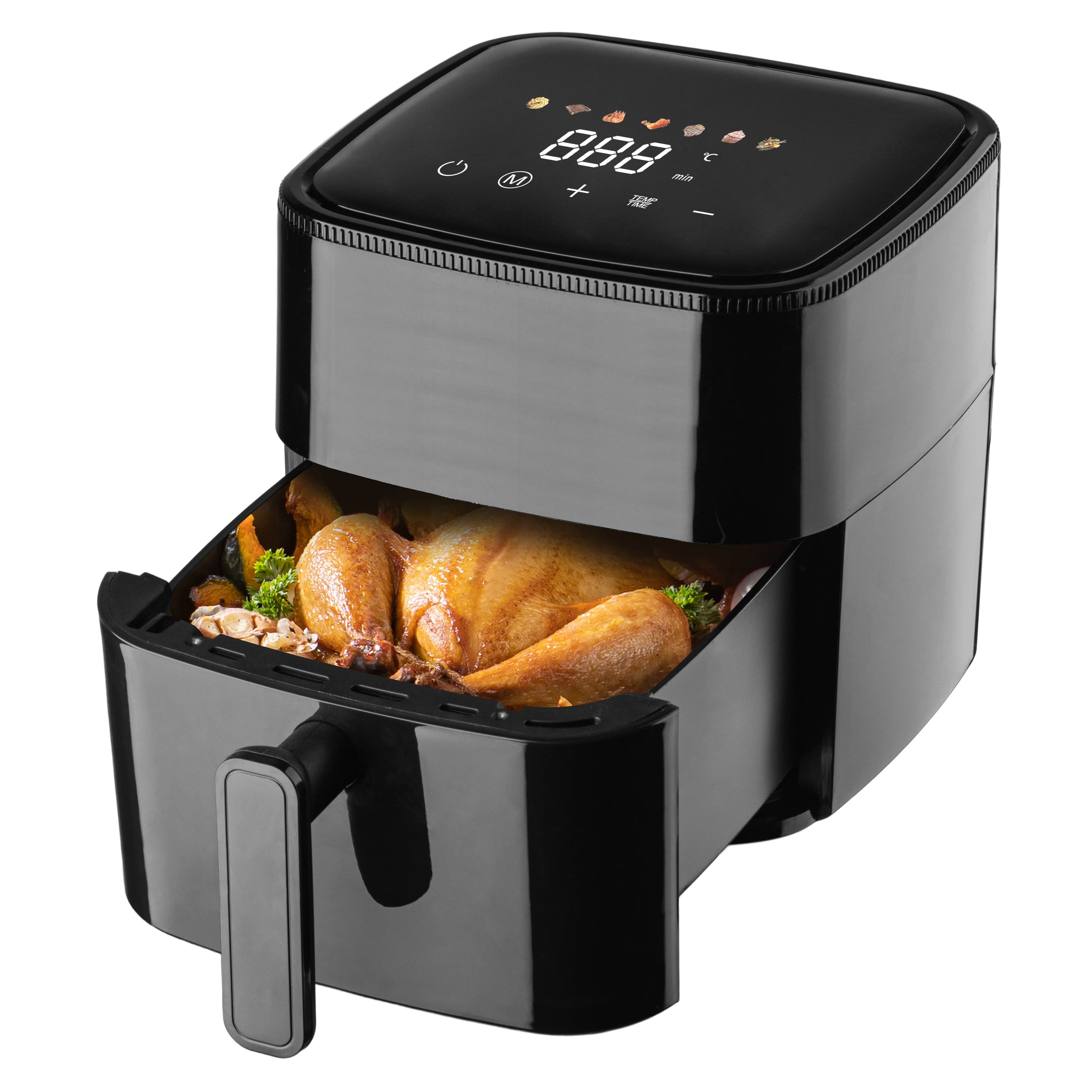 Longbank Nuovo arrivo Colori personalizzati Mini 4L Smart Digital Touch Screen Friggitrice ad aria elettrica