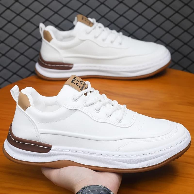Scarpe semplici casual solide da uomo Scarpe da lavoro versatili comode con suola di sicurezza Scarpe da ginnastica da corsa da uomo con smorzamento antiscivolo per esterni Zapatos