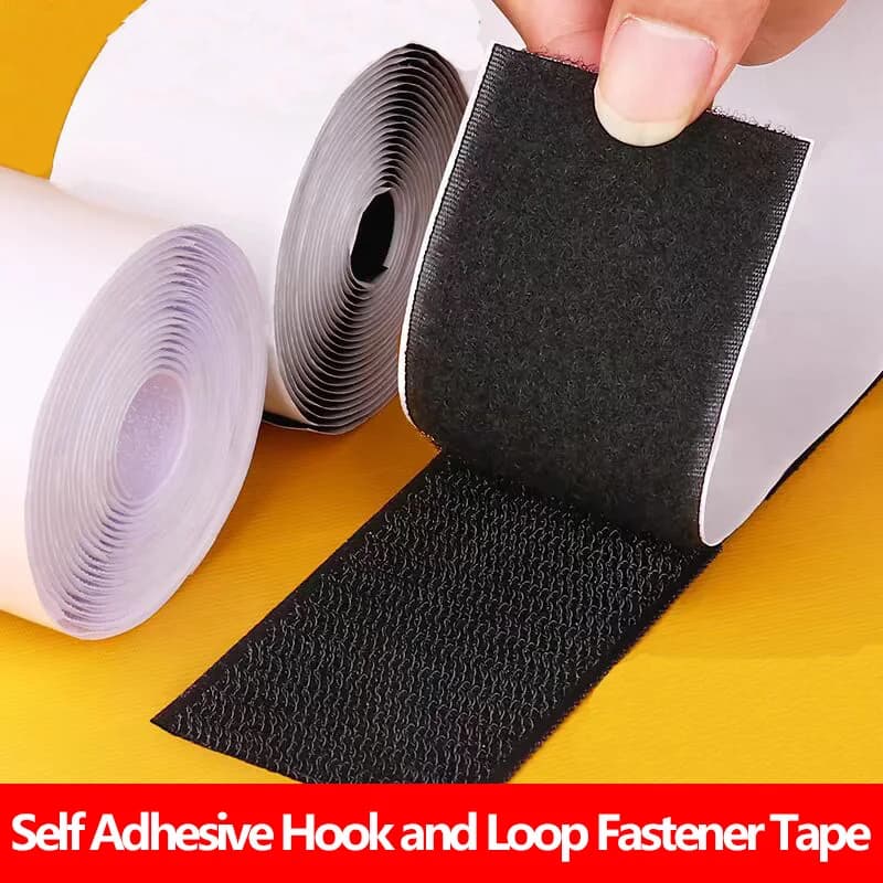 20 ~ 50mm 5 Metri/Paia Nastro Magico Autoadesivo Gancio e Anello di Fissaggio Adesivo In Nylon Dischi Nastro velcros Adesivo Per Cucire con Colla