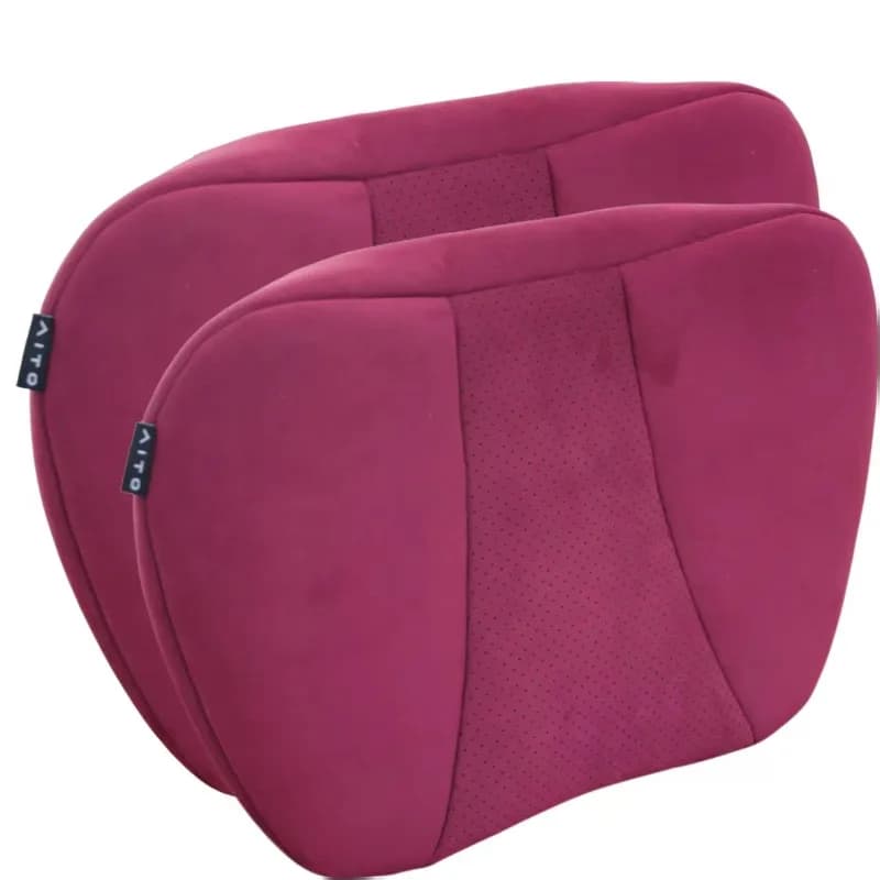 Cuscino lombare in pelle personalizzabile | Supporto lombare per auto per guida a lunga distanza