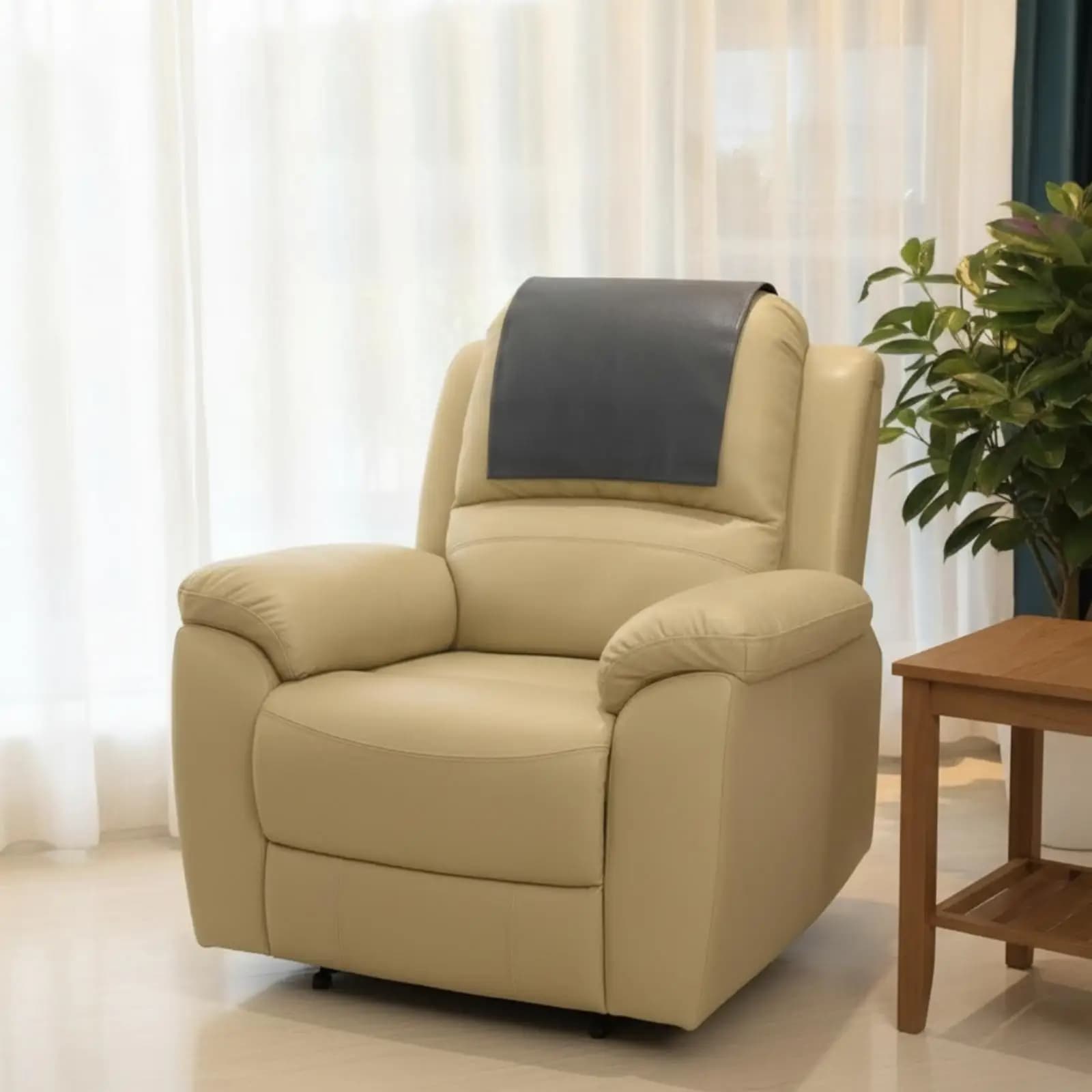 PVC Headrest Protector Recliner Cover Sofa Seat Furniture Shield for Home and Lounge Chairs