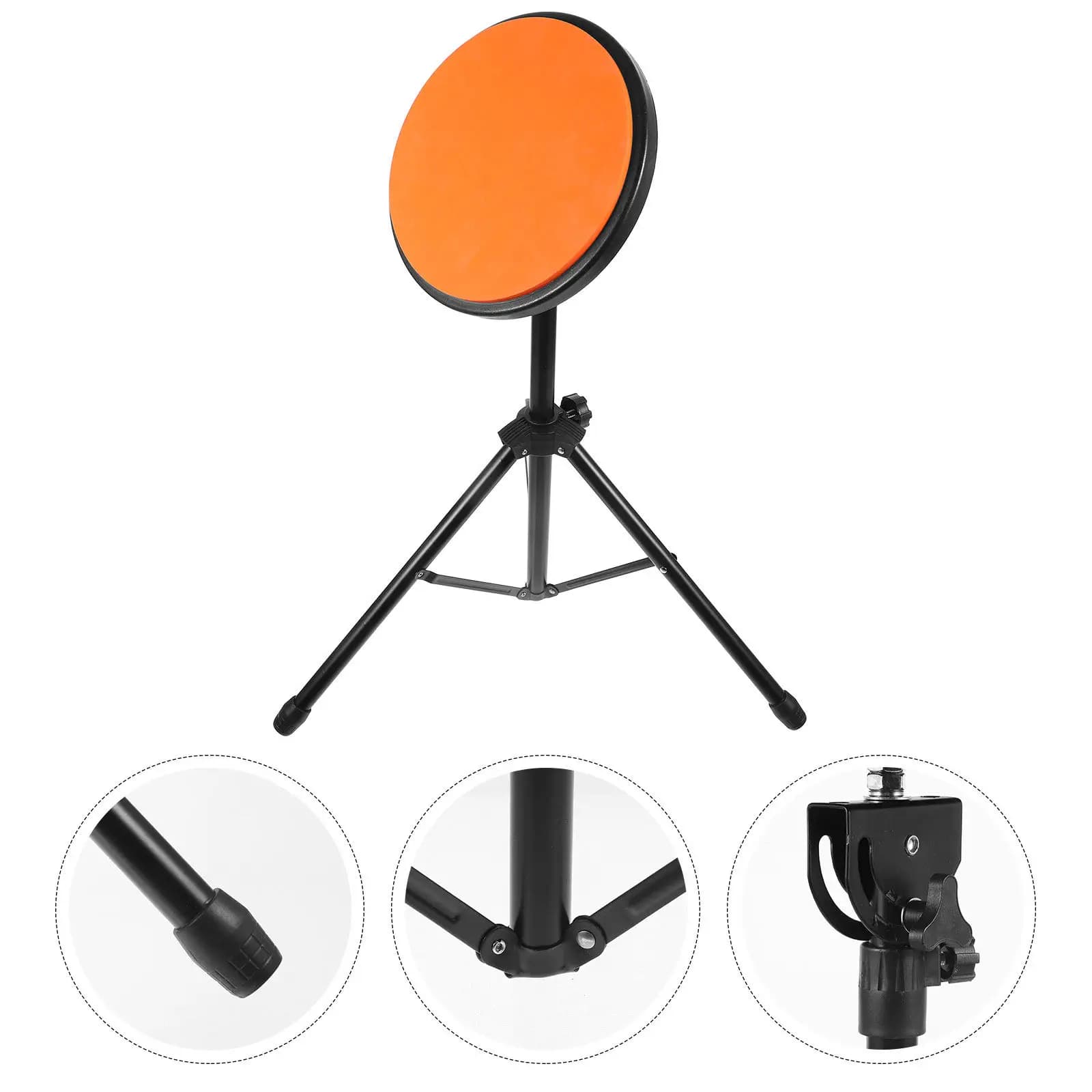 Set Versatile di Pad per Pratica di Batteria con Design Stabile, Silenzioso per Appartamenti e Studi di Registrazione, Pad per Batteria Elettrica