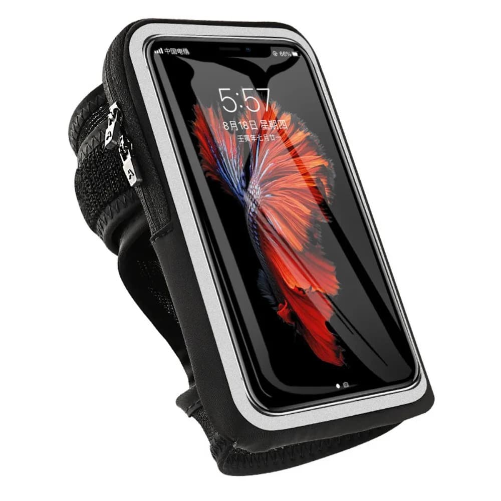 Cintura da Corsa Invisibile, Marsupio Sottile Leggero per Maratona, Borsa Sportiva Porta Telefono per Uomo e Donna
