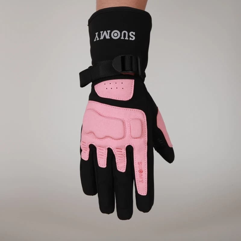 SUOMY Guanti da equitazione per moto caldi invernali Uomo Donna Guanti da motocross touchscreen Guanti da moto anticaduta impermeabili per vento esterno