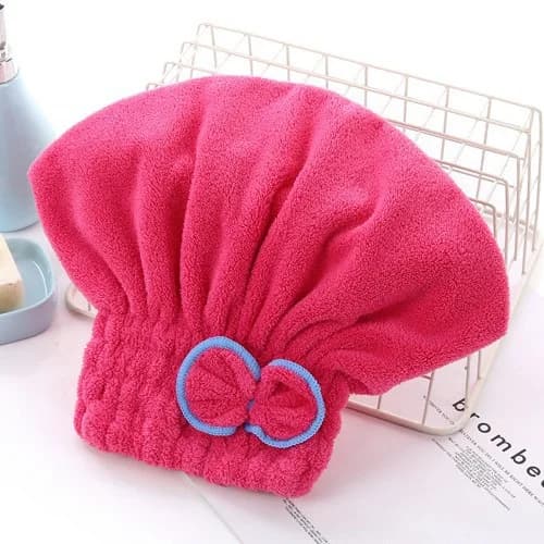 Quick Drying Bowtie Bath Head, Microfiber, For Women, Shower and Spa Accessories