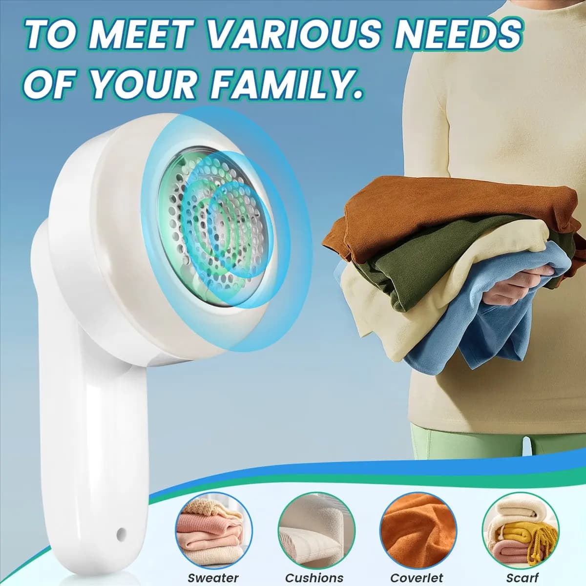 AA96 Electric Lint Remover Wireless Rechargeable Fuzz Shavers Clothes Sweater Fabric Shaver Pill Remover Lint Pellet