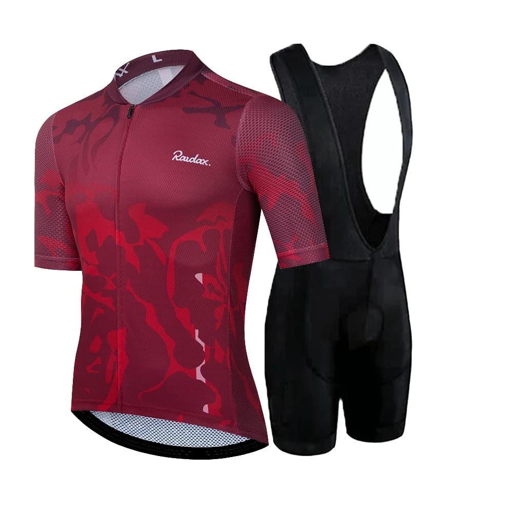RAUDAX Quick Dry Cycling Jersey Team Bike Shirt for Men And Women 10 Colors pro Ropa Ciclismo Bicycle Clothing T-Shirt Shorts Se